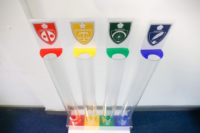 House points collection tubes.